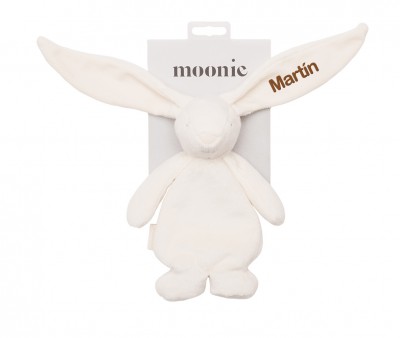 Pelúcia sensorial de coelho personalizável Moonie Mini Cream