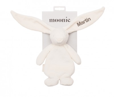 Pelúcia sensorial de coelho personalizável Moonie Mini Cream