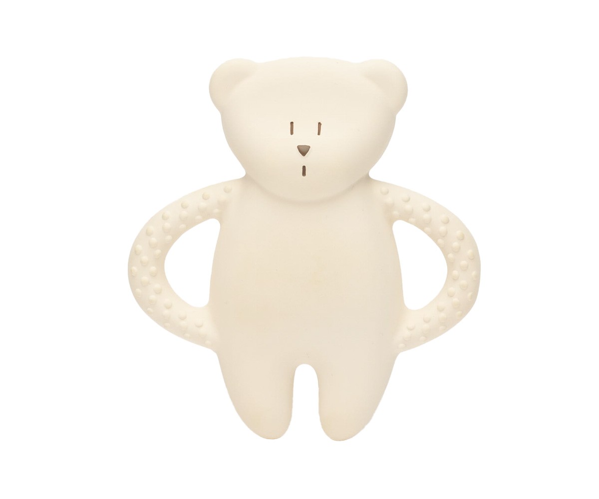 Anneau de Dentition en Caoutchouc Naturel Ourson Polar