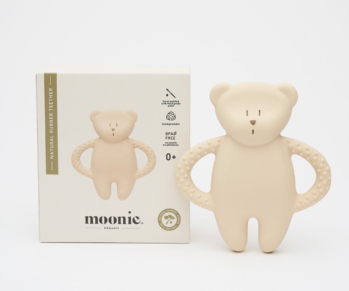 Mordedor de Borracha Natural Urso Polar Sand