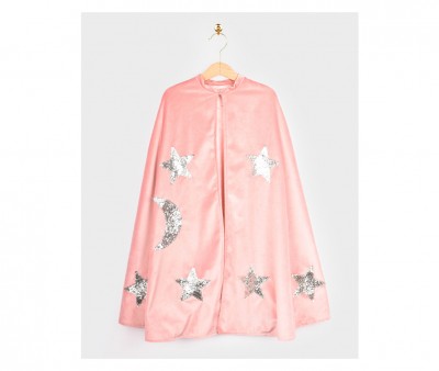 Disfraz Velvet Rosa con Estrellas Plateadas 3-8 años