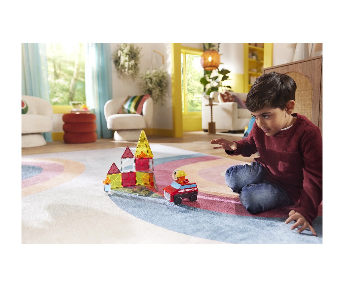 Set de Construcción Magna-Tiles Fire Rescue 27 piezas