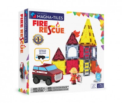 Set de Construcción Magna-Tiles Fire Rescue 27 piezas