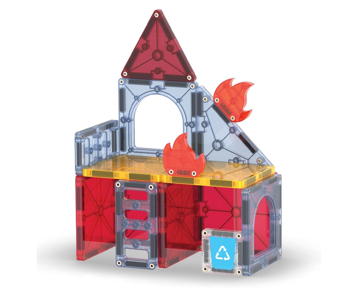 Set de Construcción Magna-Tiles Fire Rescue 27 piezas