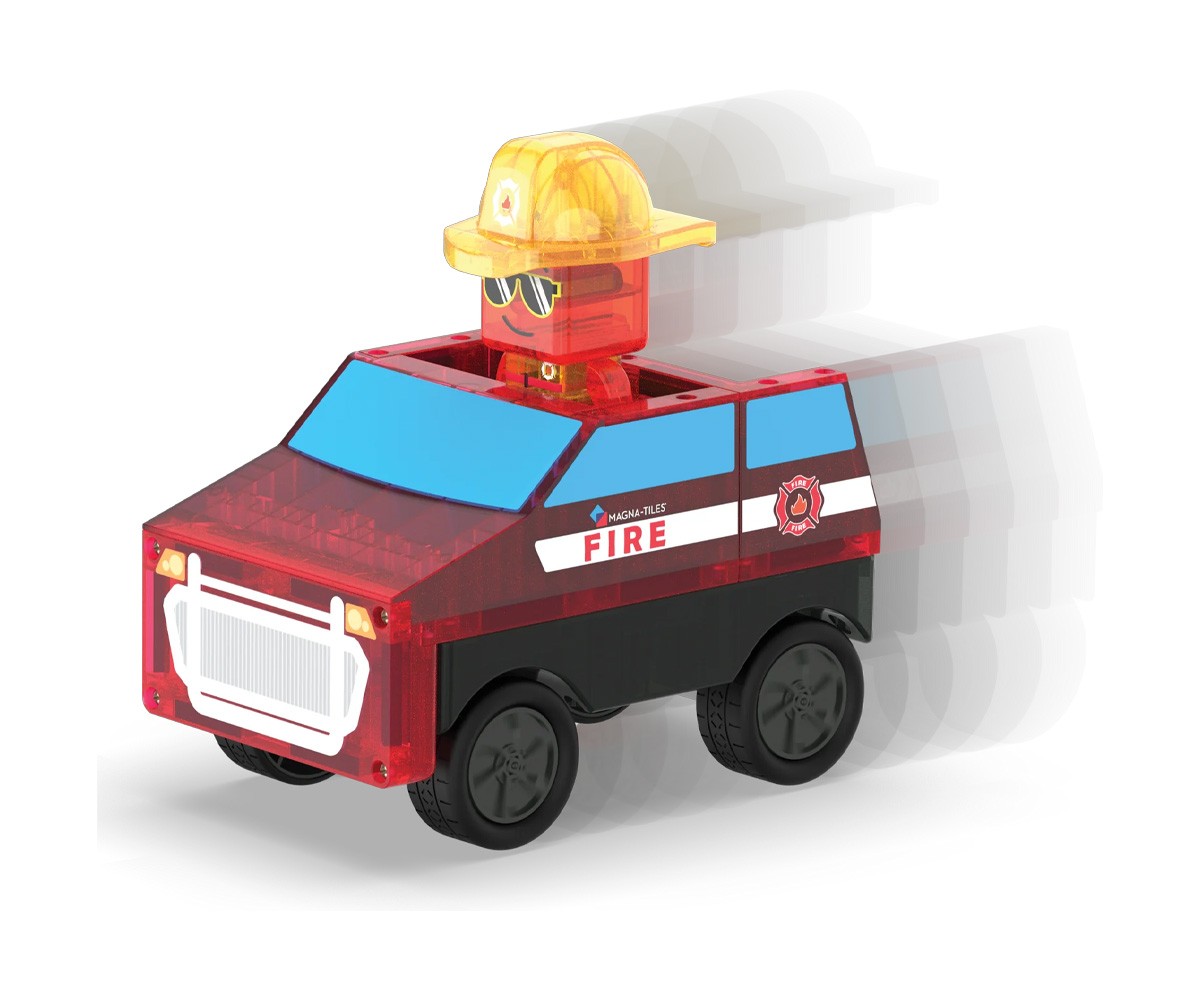 Set de Construcción Magna-Tiles Fire Rescue 27 piezas