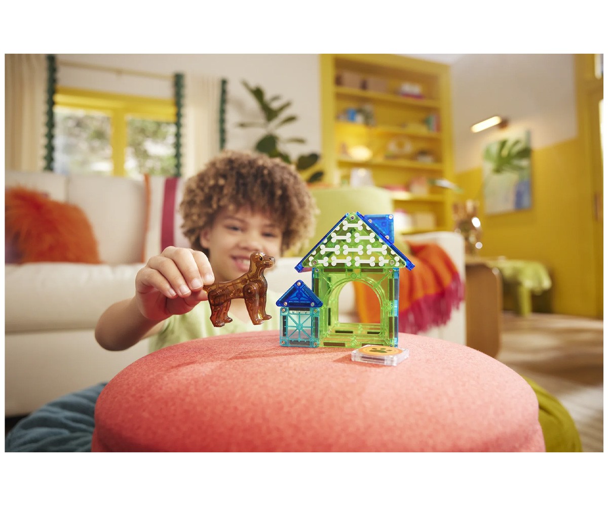Costruzioni Magnetiche Magna-Tiles Dog House 13pz.
