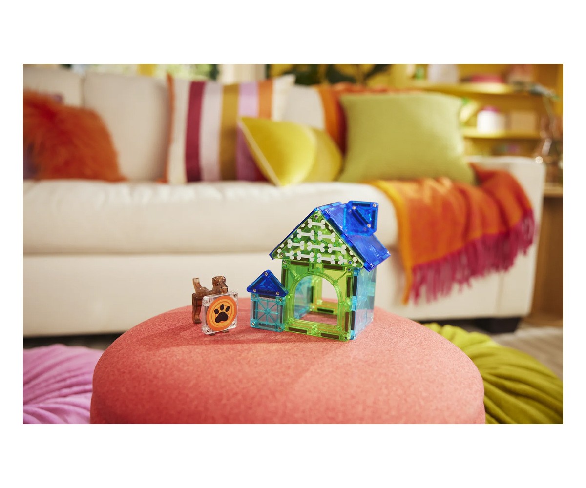 Costruzioni Magnetiche Magna-Tiles Dog House 13pz.