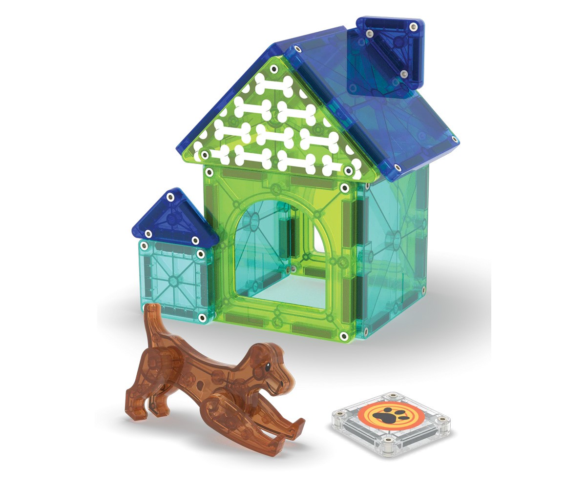 Set de Construcción Magna-Tiles Dog House 13 piezas