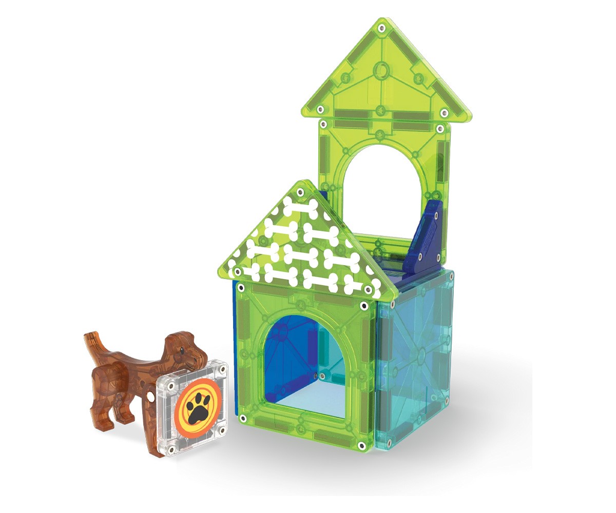 Costruzioni Magnetiche Magna-Tiles Dog House 13pz.