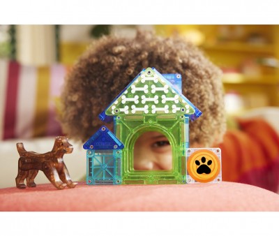 Set de Construcción Magna-Tiles Dog House 13 piezas