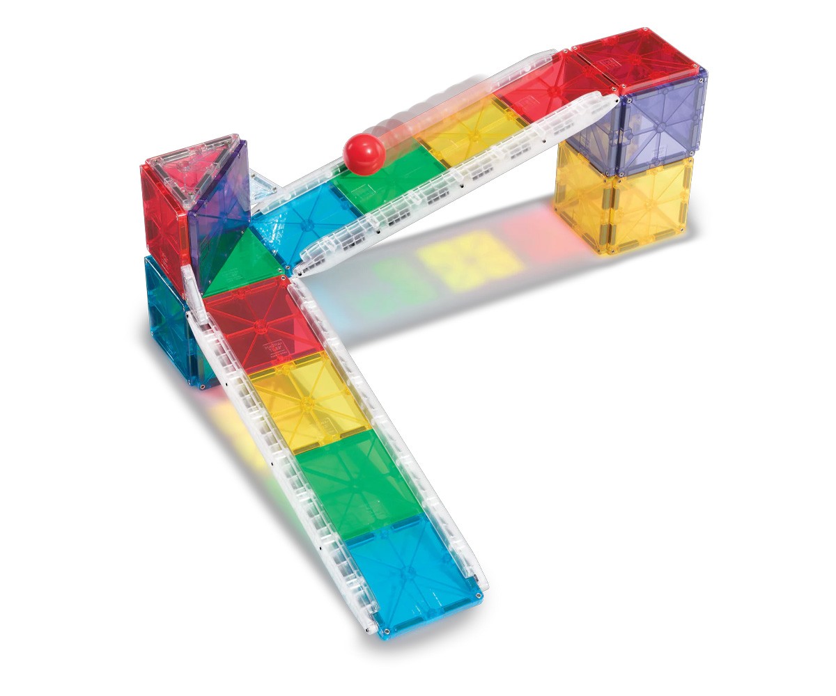 Set de Construcción Magna-Tiles Rail Racers 33 piezas