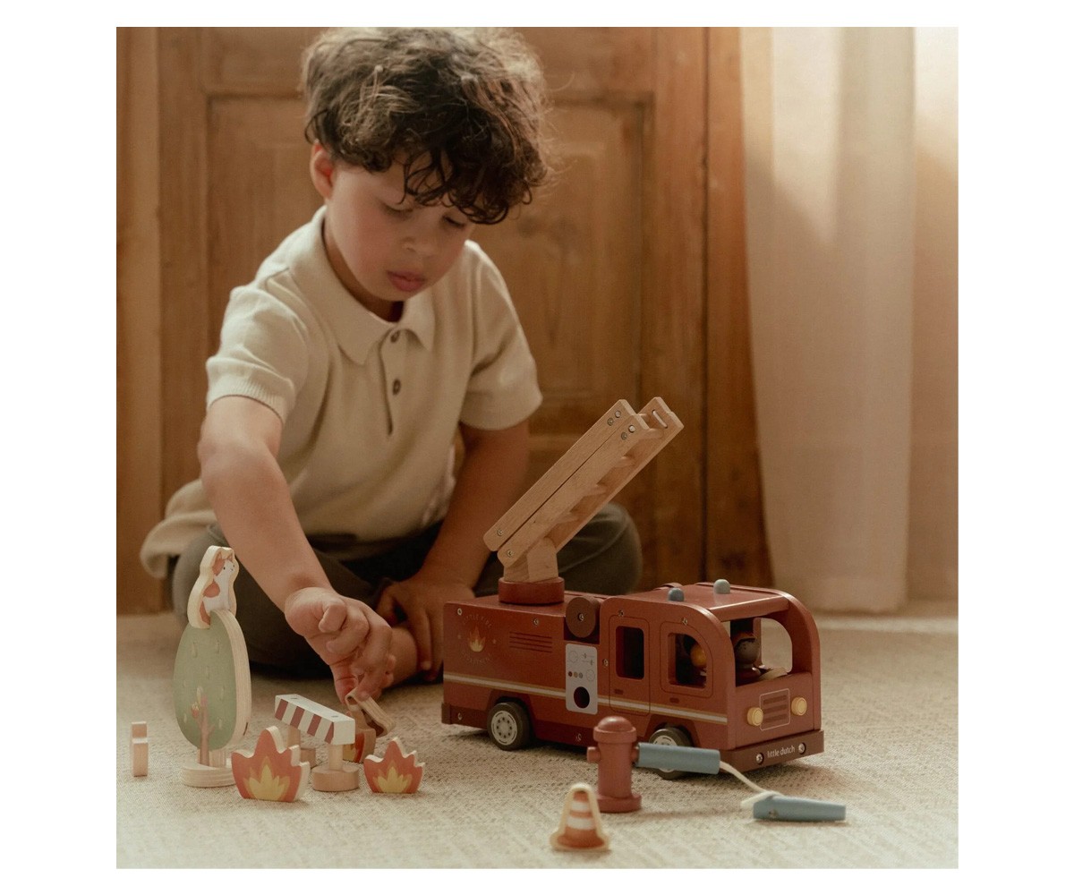 Camión de Bomberos de Madera FSC