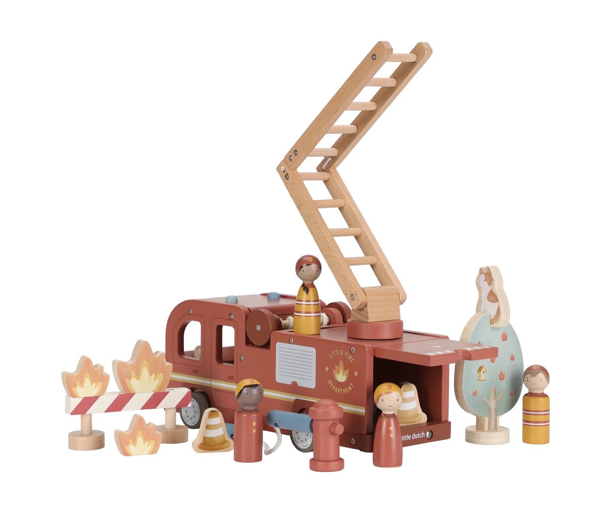 Camión de Bomberos de Madera FSC