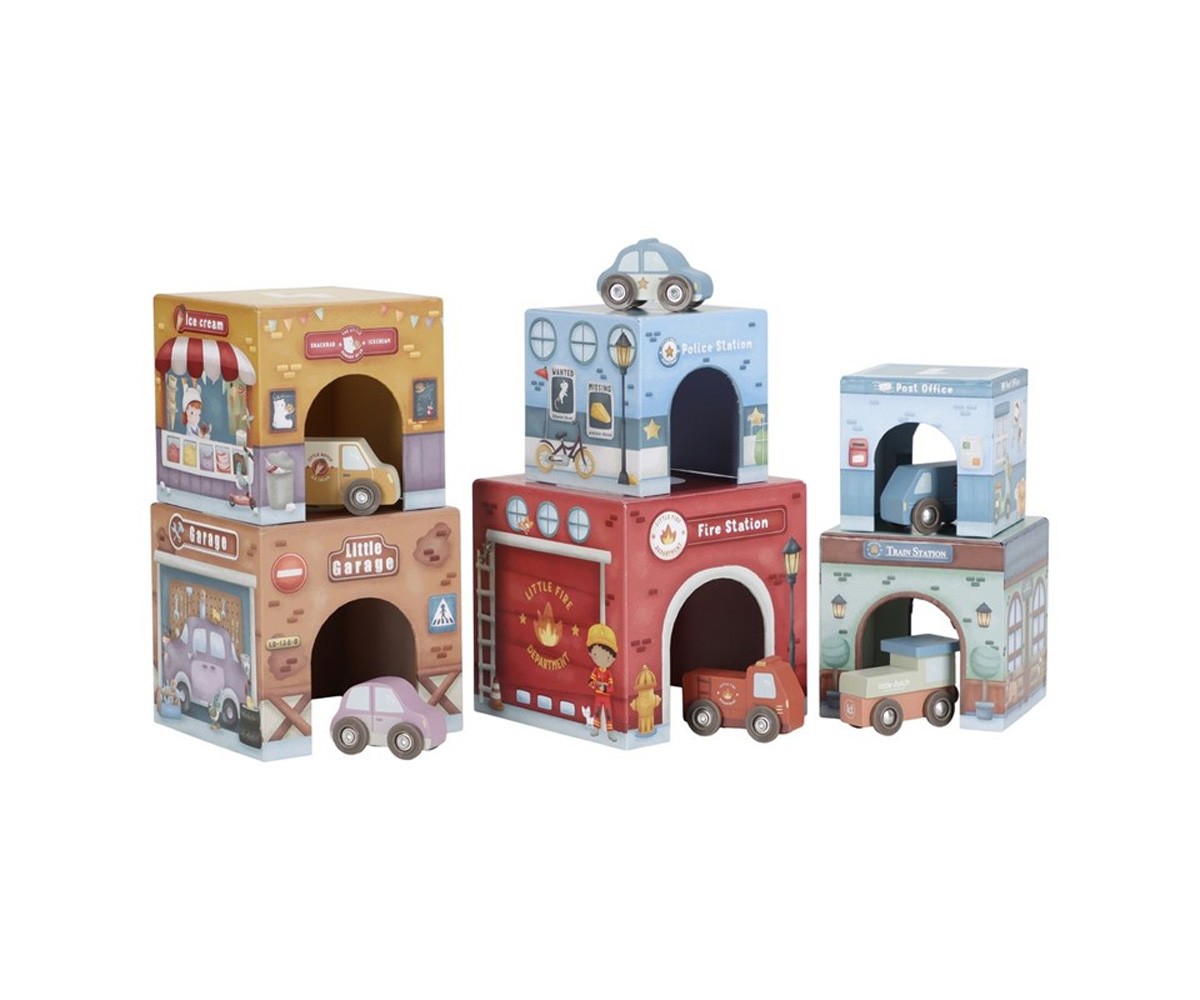 Torre Encajable Ciudad con Coches