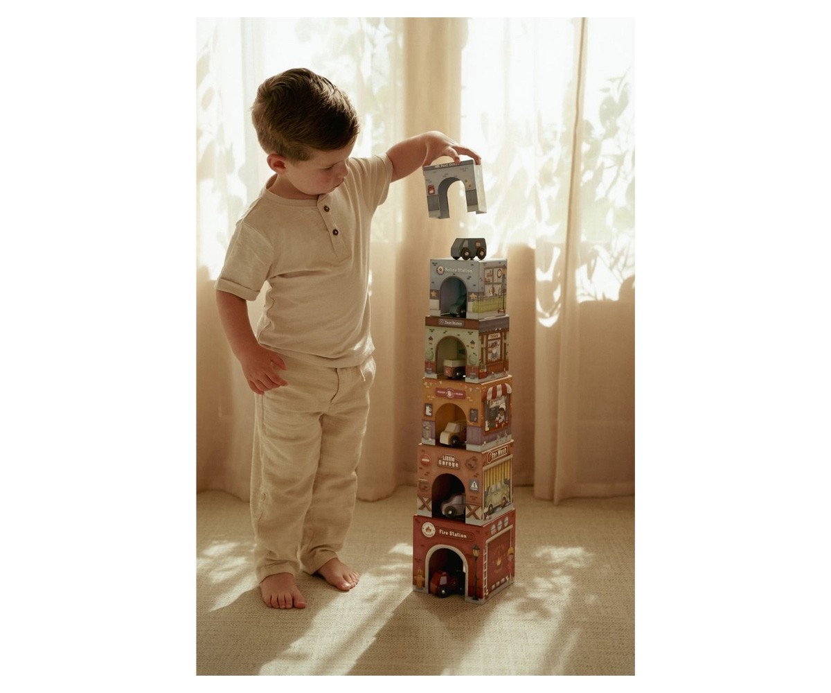 Torre Encajable Ciudad con Coches