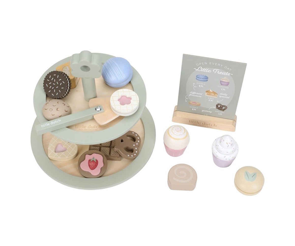 Soporte para Pasteles de Madera FSC