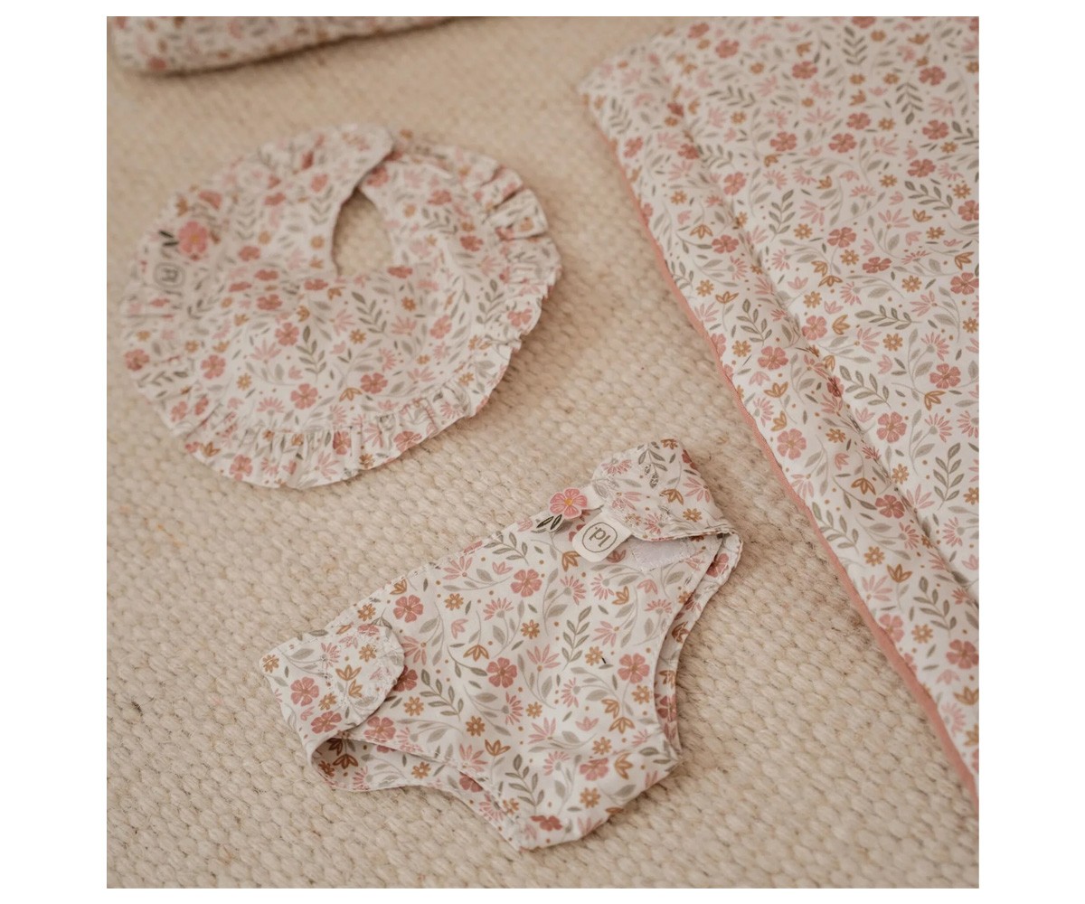 Bolso Cambiador para Muñecas Soft Flowers