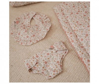 Bolso Cambiador para Muñecas Soft Flowers