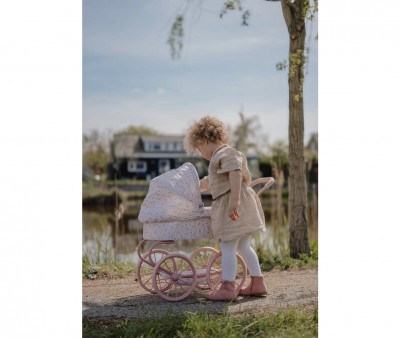 Carrito para Muñecas Metal Soft Flowers
