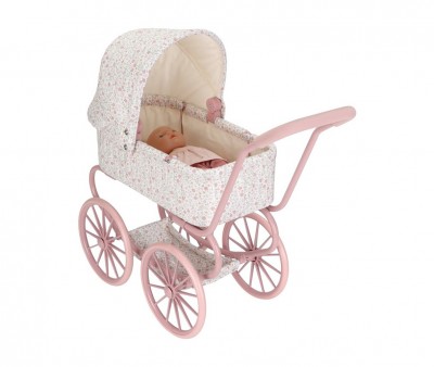 Carrito para Muñecas Metal Soft Flowers