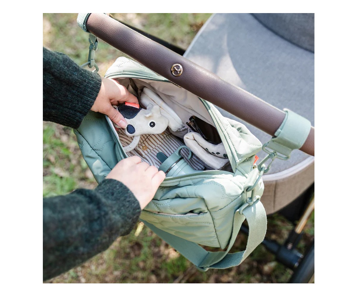 Bolso Acolchado para Carro Bebé Green