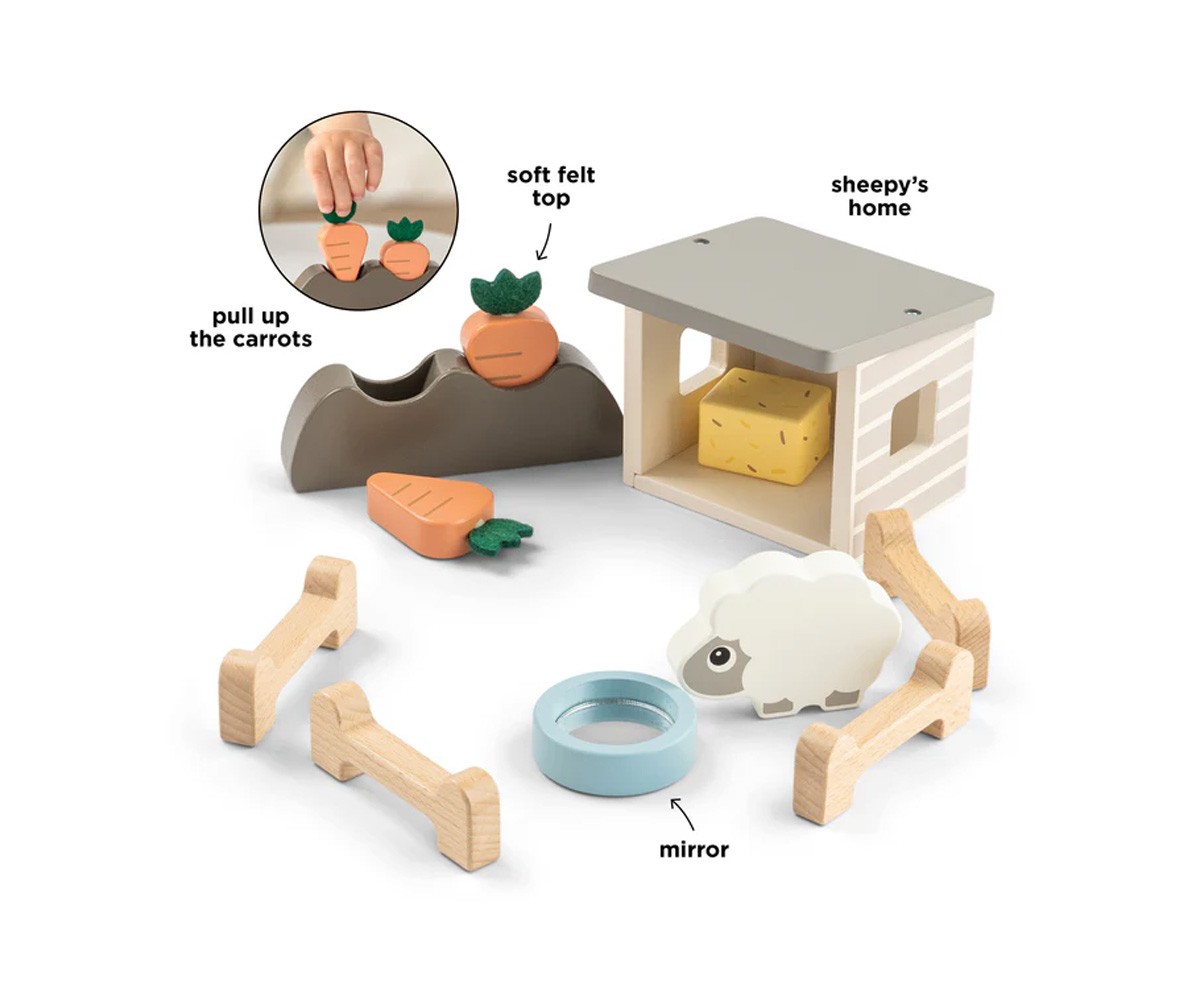 Set en Bois Tiny Farm Sheepy