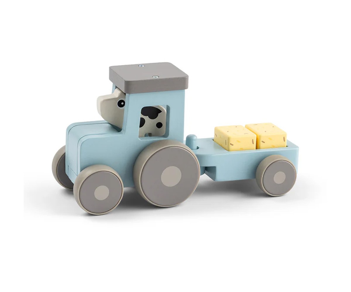 Tracto de Madera Tiny Farm Dotti Azul