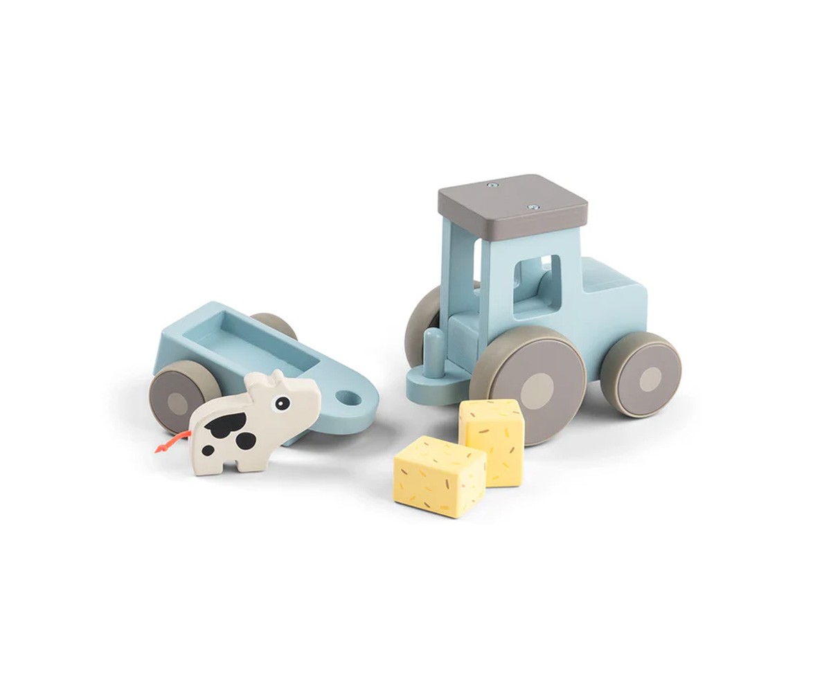 Tracto de Madera Tiny Farm Dotti Azul