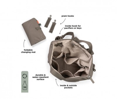 Zaino Passeggino Done by Deer Taupe