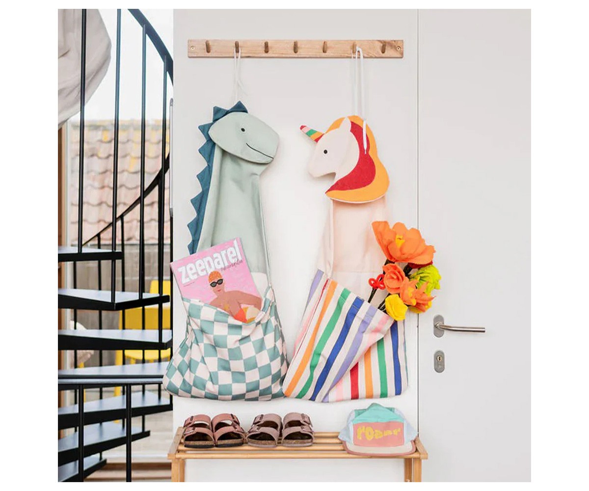 Organizador de Parede  + Bolsa Toto Dino