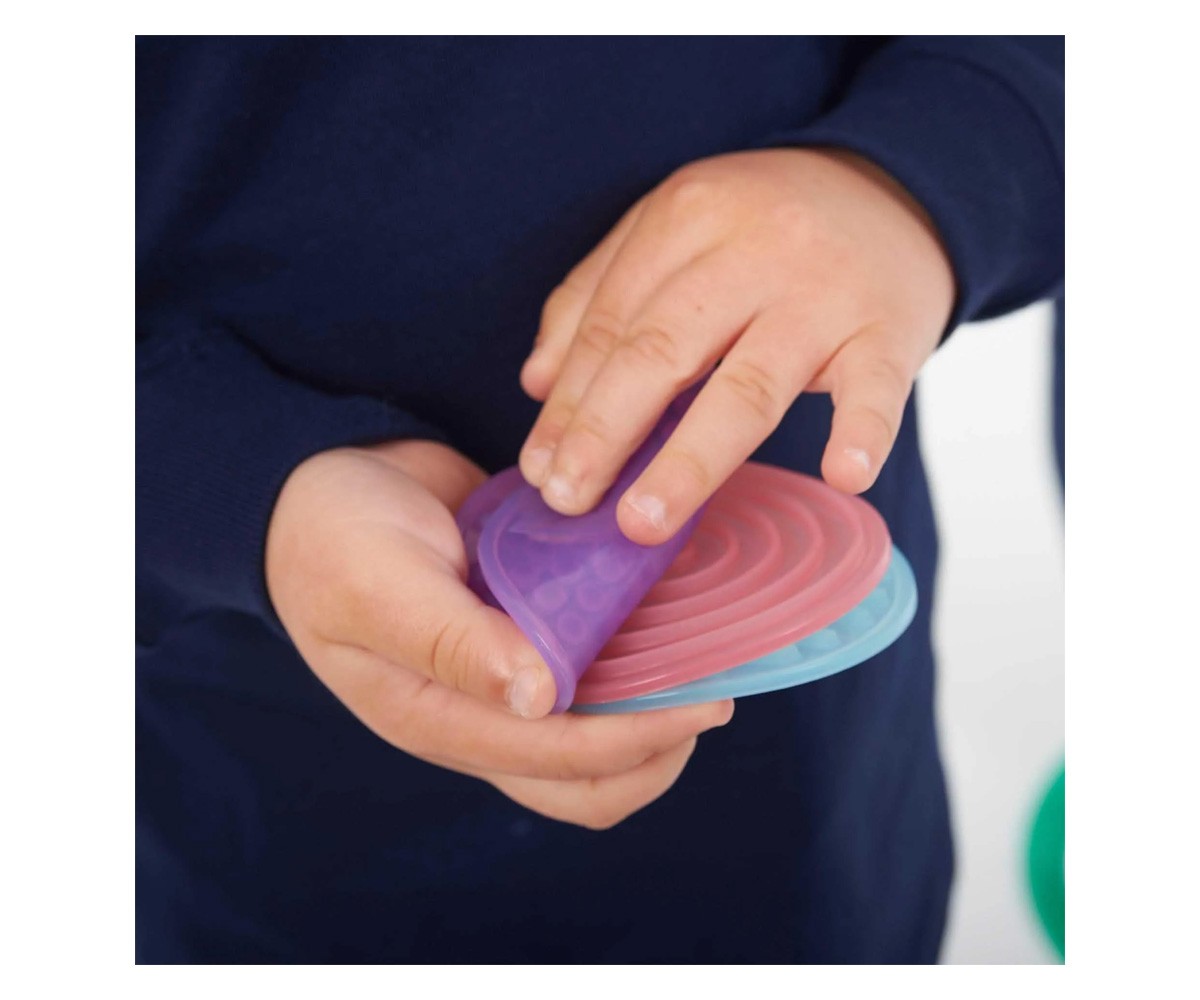 Círculos Sensoriales Tickit Silishapes 10 piezas