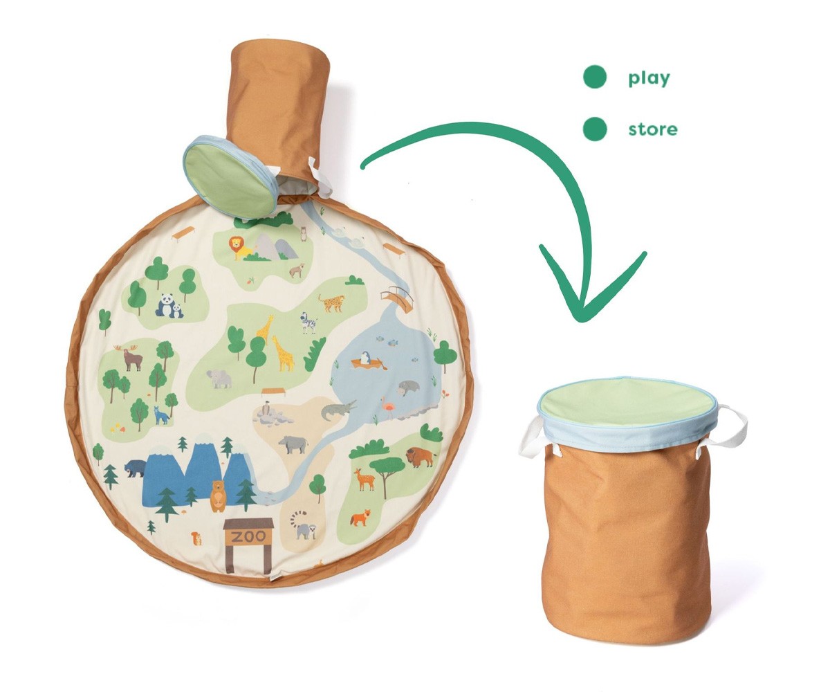 Tapis de Jeu + Panier de Rangement Soo Zoo