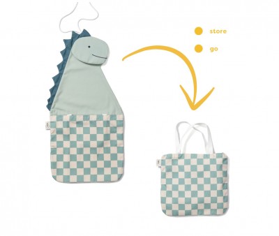 Organizador Pared + Bolsa Toto Dino