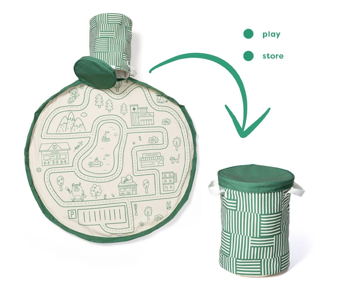Tapis de Jeu + Panier de Rangement Soo Roadmap