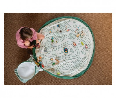 Tapis de Jeu + Panier de Rangement Soo Roadmap