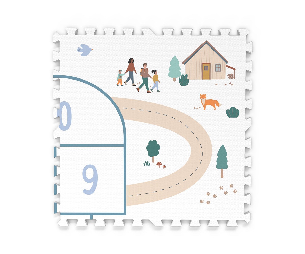 Tapis de Jeu Tiloo Puzzle Hopscotch
