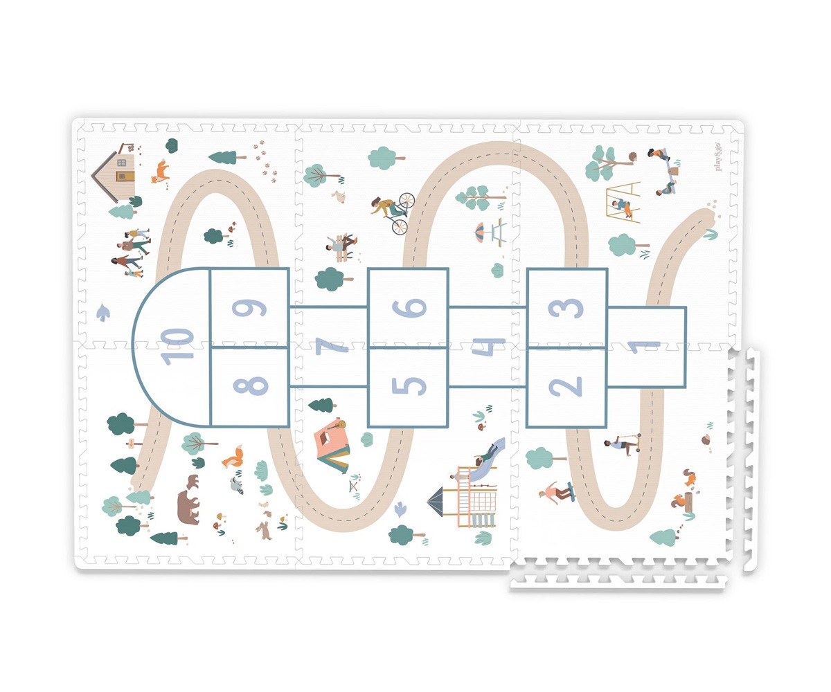 Tapis de Jeu Tiloo Puzzle Hopscotch