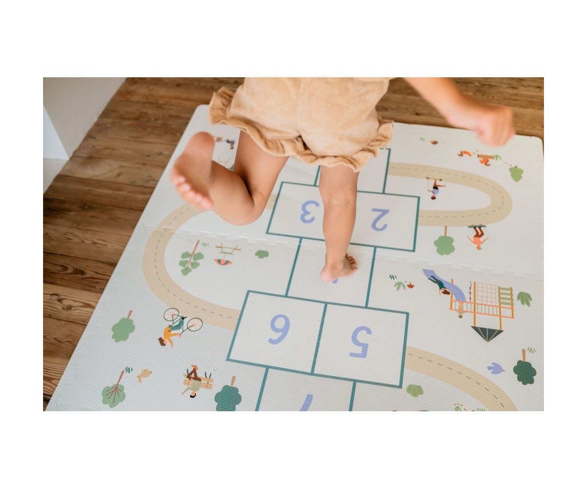 Tapis de Jeu Tiloo Puzzle Hopscotch