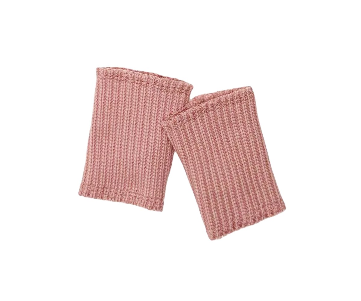Paire de Guêtres en Tricot Élastique pour Poupée Gordis Rose Thé