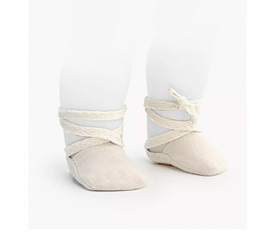Zapatillas de Baile con Cordones Crudo