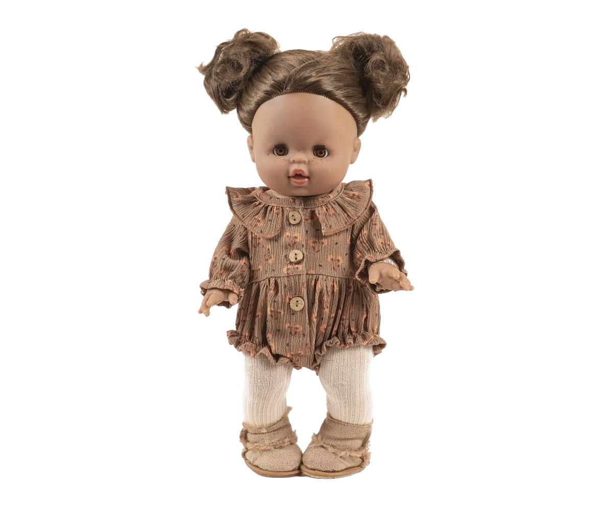 Barboteuse Léonore en Crépon Éloïse pour Poupée Gordis