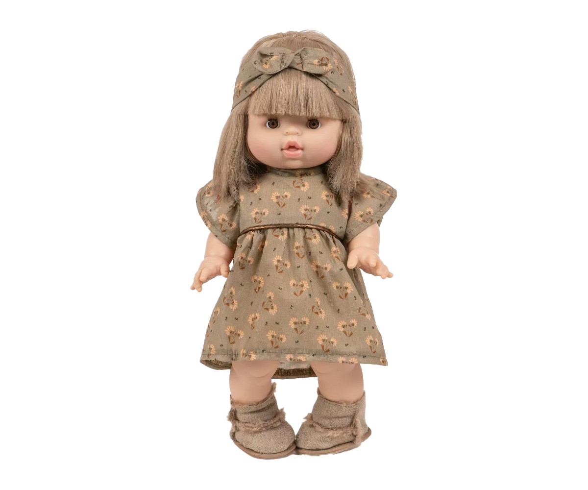 Vestido Daisy Éloise com bandolete para boneca Gordis