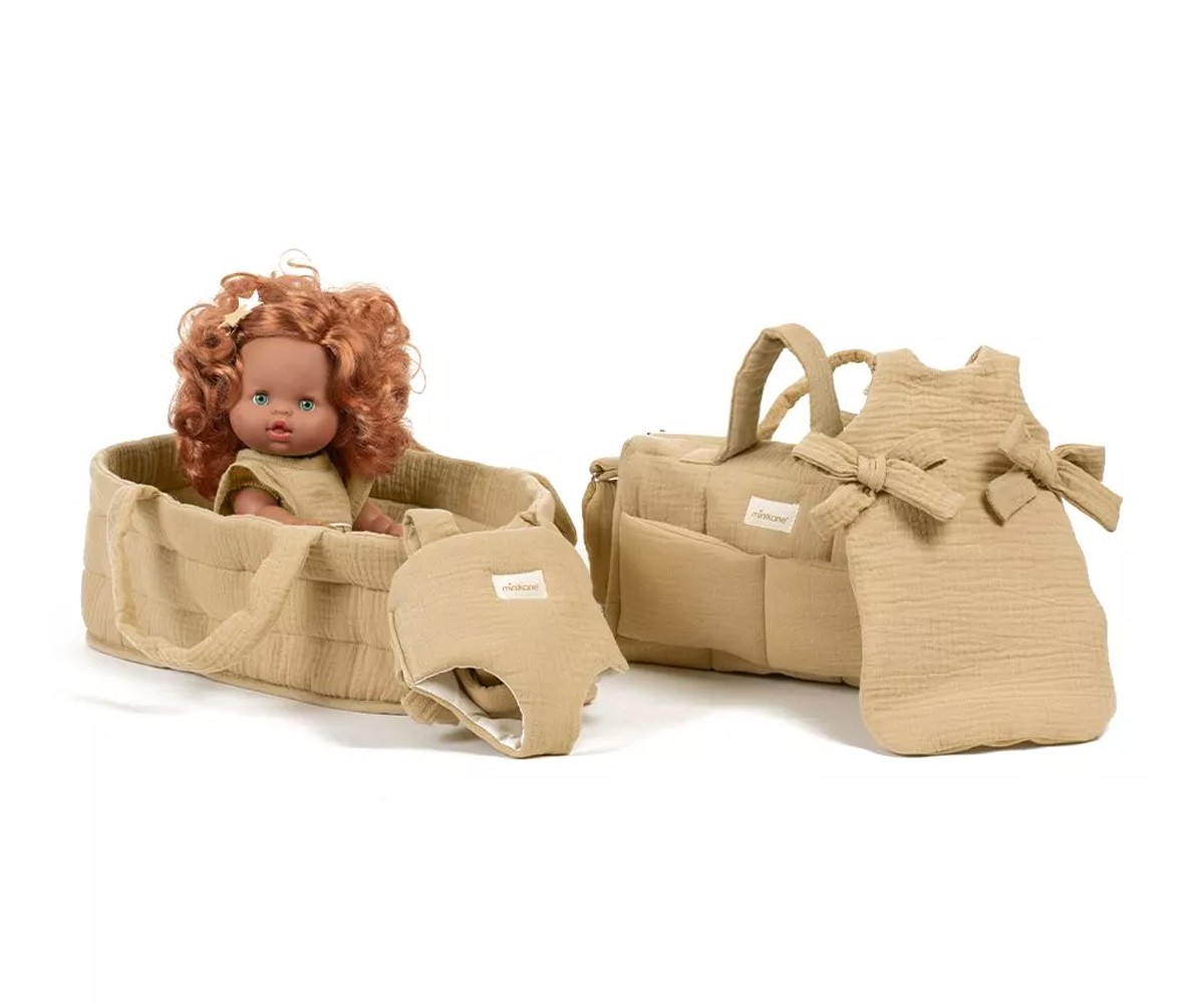 Bolsa Canastilla Latte para Muñecos