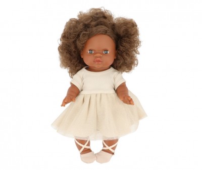 Muñeca Gordis Charlie con Vestido Tutú Rosana y Zapatillas Baile Crudo