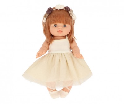 Muñeco Gordis Capucine con Vestido Tutú Rosella y Corona de Flores