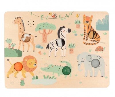 Pannello Sensoriale Animali Selvaggi Personalizzabile