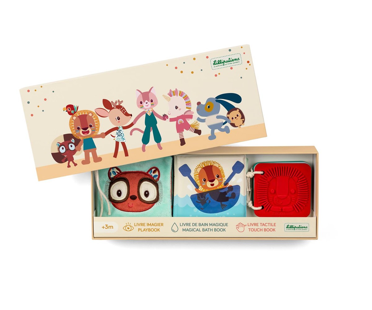 Jack Set de 3 Libros Sensoriales