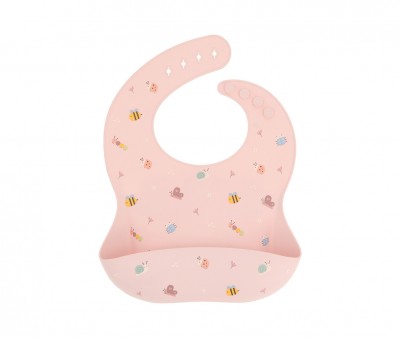 Bavoir Silicone Bugs