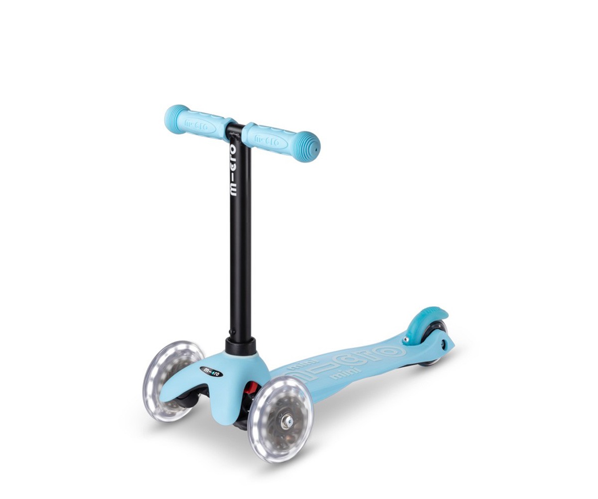 Monopattino Mini Micro 2 Grow Deluxe LED Azzurro Nuovo