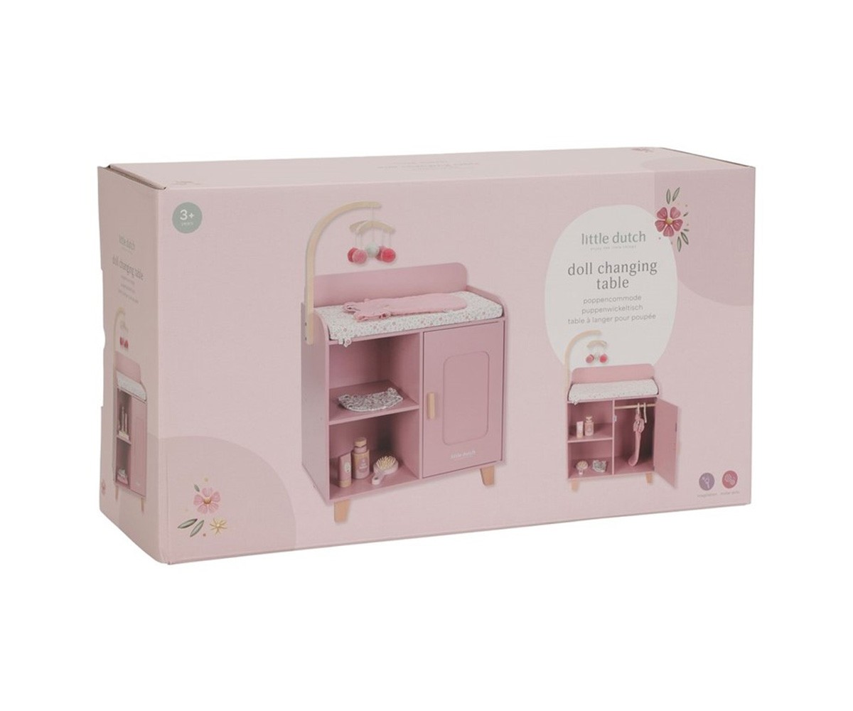 Mueble Cambiador Soft Flowers para Muñecas FSC